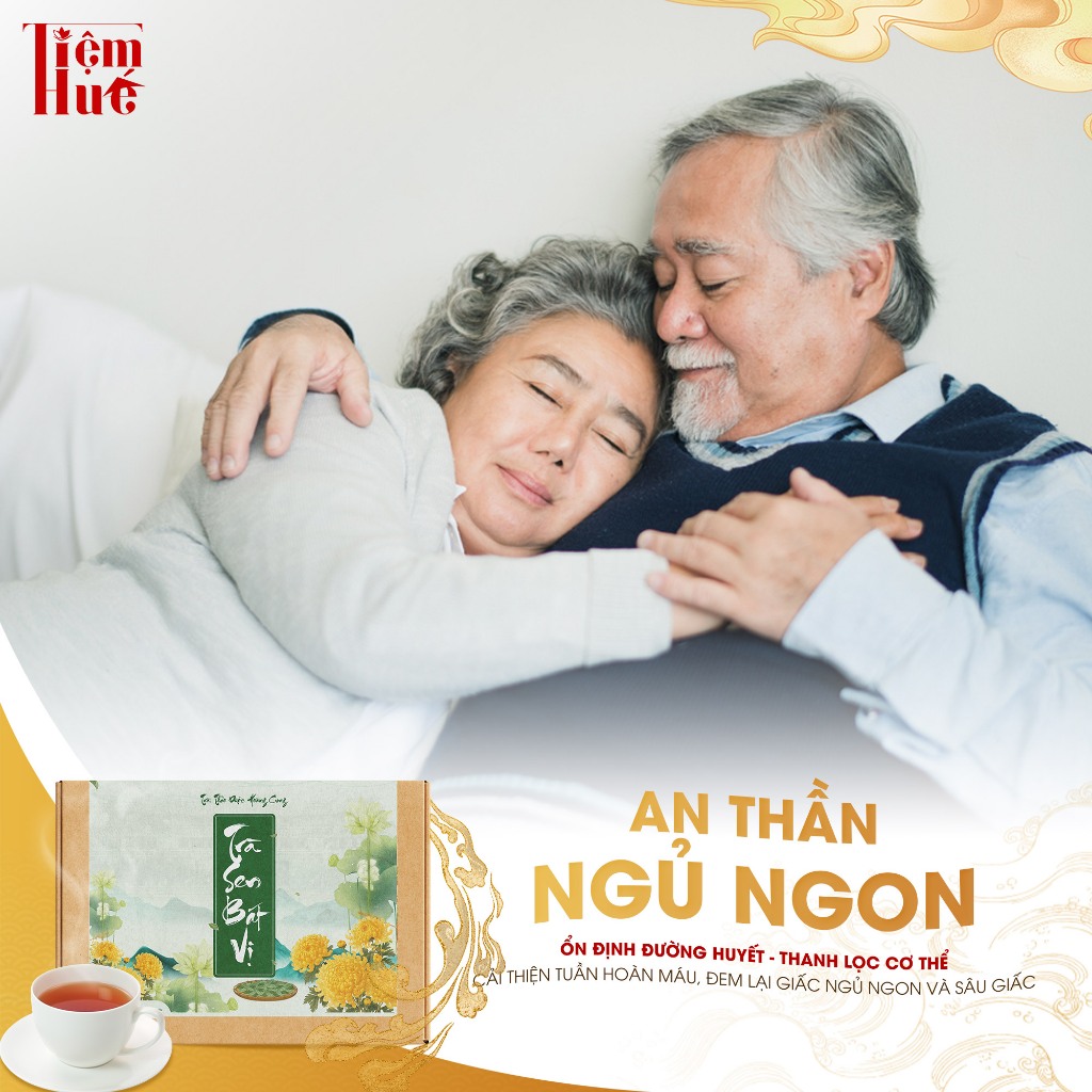Trà Lá Sen Bát Vị, Công Thức Ngự Y, 8 Vị Dược Liệu Quý, Loại 1,Giảm Mỡ Máu, Ngủ Ngon, An Thần, Ổn Định Đường Huyết