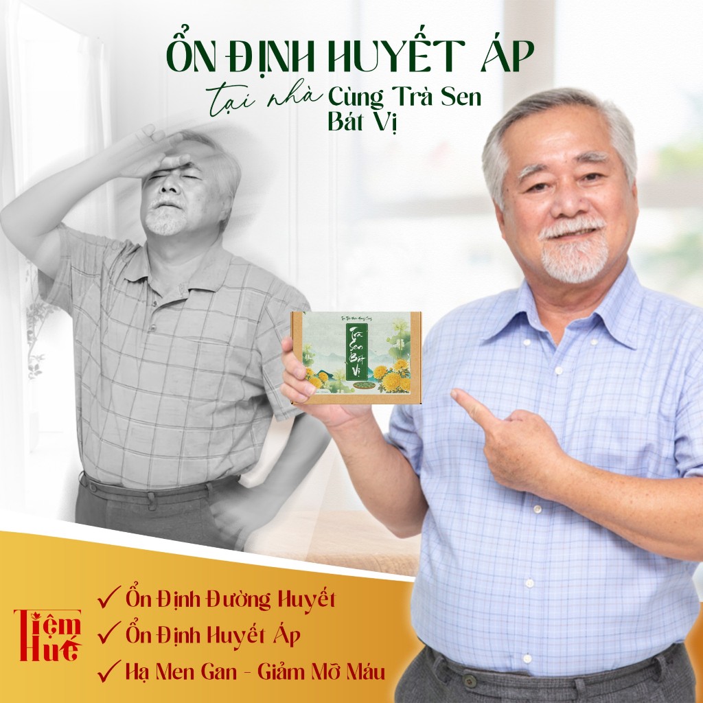 Trà Lá Sen Bát Vị, Công Thức Ngự Y, 8 Vị Dược Liệu Quý, Loại 1,Giảm Mỡ Máu, Ngủ Ngon, An Thần, Ổn Định Đường Huyết