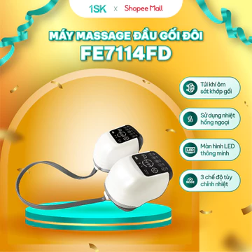 Máy massage đầu gối đôi 1SK FE-7114 máy mát xa đầu gối máy massage xoa bóp khớp đầu gối