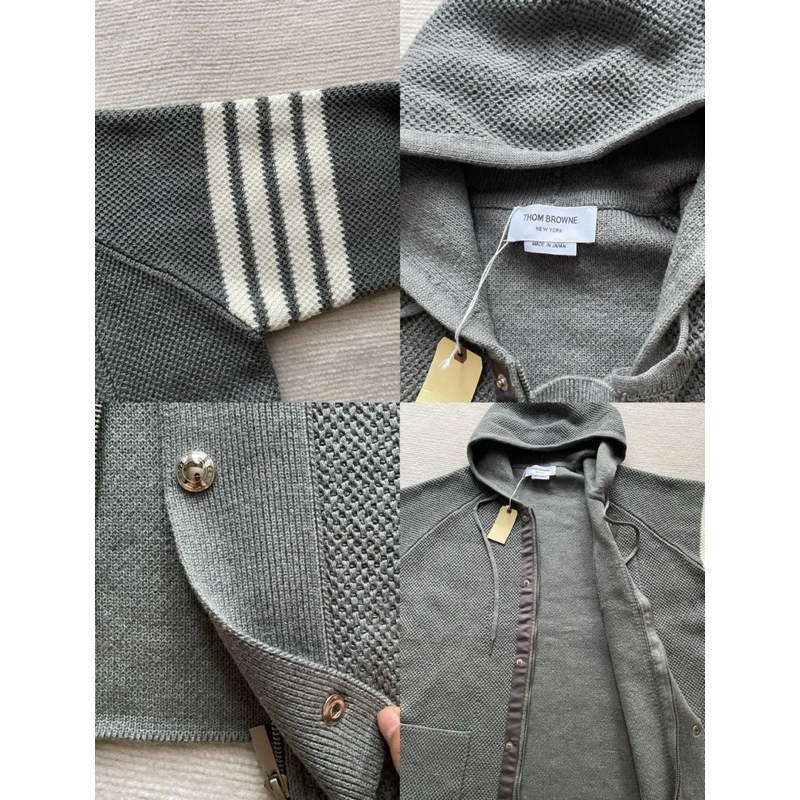 ⚡️[Hight Quality] Áo Khoác Len Đan T1om B1o Hooded Mid Sweater Zip - Chất Len Dày 4 Vạch Dệt Cao Cấp Nam Nữ Loại 1