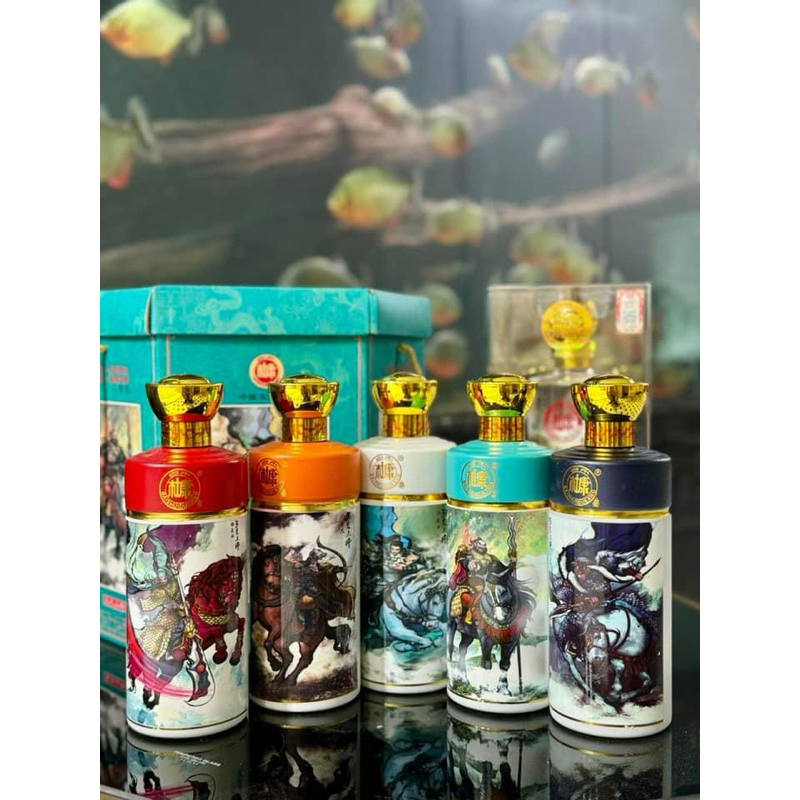 [Set 5 chai] Mao đài Ngũ Hổ tướng -thơm ngon 500ml*5c