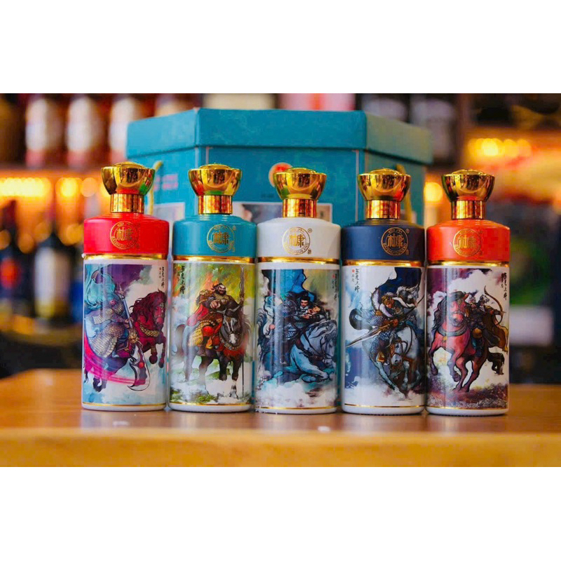 [Set 5 chai] Mao đài Ngũ Hổ tướng -thơm ngon 500ml*5c