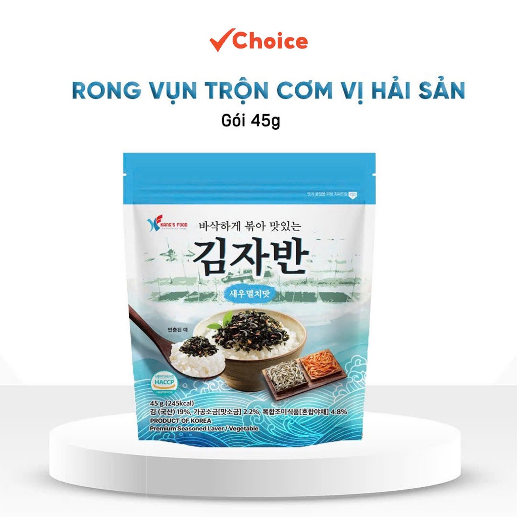 [Choice] Rong Biển Kang's Food Kang6 Trộn Cơm, vị hải sản Rắc Cơm Hàn ...