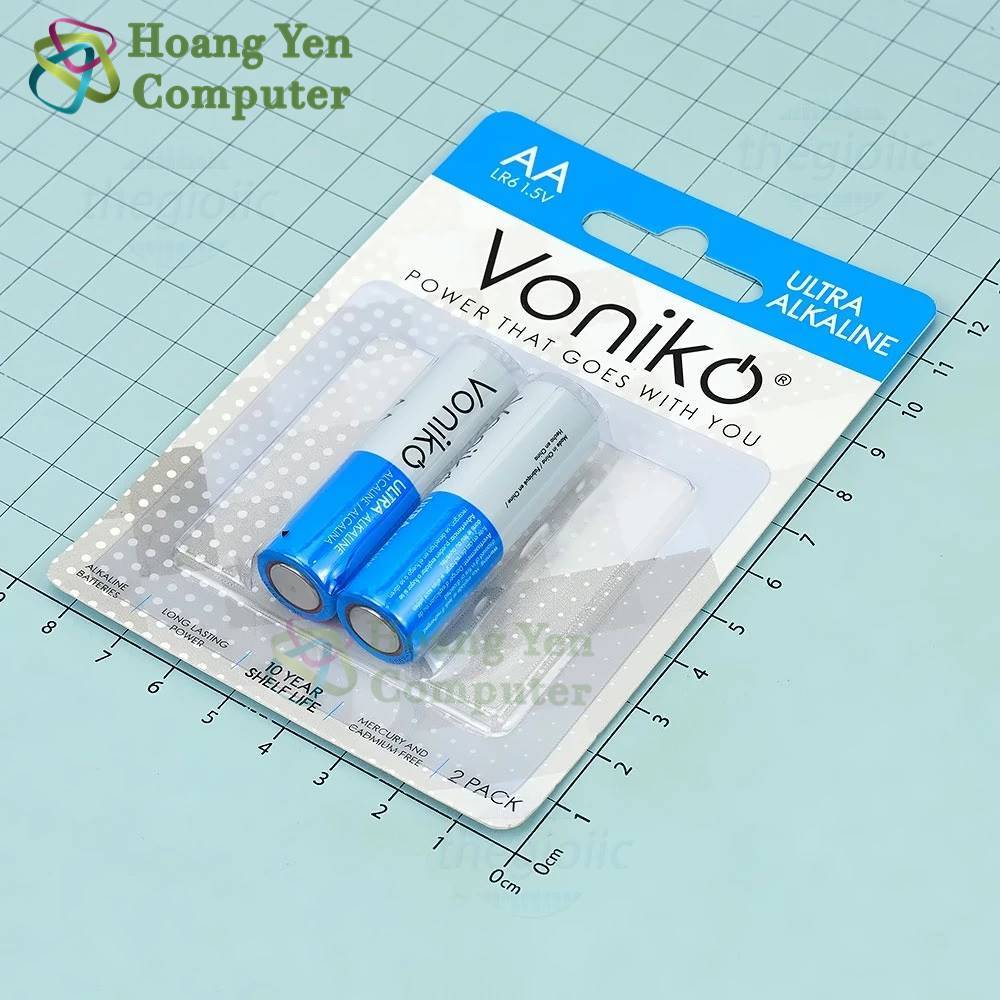 Pin AA, Pin AAA 1.5V - Pin Voniko Alkaline Thương Hiệu USA, Dung Lượng Cao (KHÔNG SẠC) - Hoangyencomputer