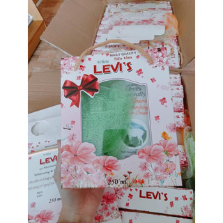 Set Sữa Tắm Maily Care Levi 250ml - Kèm Hộp và Bông Tắm