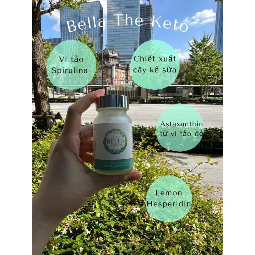 Viên Uống Thải Độc Bảo Vệ Sức Khỏe Bella the Keto