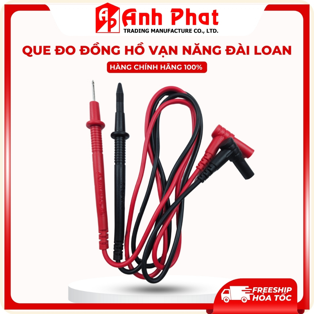 [Hàng Loại 1-TAIWAN] Que Đo Đồng Hồ Vạn Năng, Dây Đo Cao Cấp TL01 / TL02 1000V/600V - Anh Phát