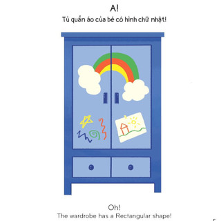 Sách - Ehon Song Ngữ Cho Bé 0 - 6 Tuổi - Hình Gì Vậy Nhỉ? - What Shape Is That?