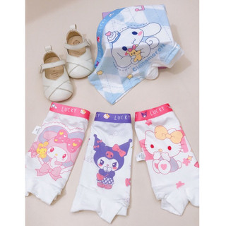 [T25 Lưới lạnh cao cấp] 4 quần chip bé gái lưới lạnh thông hơi họa tiết Melody và những người bạn ngỗ nghĩnh 10-40kg