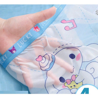 [T25 Lưới lạnh cao cấp] 4 quần chip bé gái lưới lạnh thông hơi họa tiết Melody và những người bạn ngỗ nghĩnh 10-40kg
