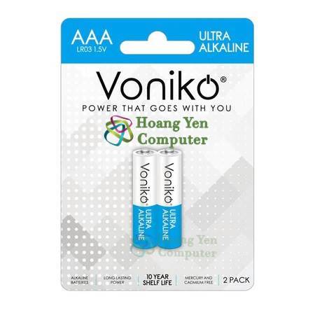 Pin AA, Pin AAA 1.5V - Pin Voniko Alkaline Thương Hiệu USA, Dung Lượng Cao (KHÔNG SẠC) - Hoangyencomputer