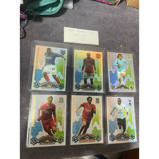 Full Set 6x Thẻ Match Attax Hattrick Hero Mùa 2009/10 09/10 ( Hàng Chính Hãng )