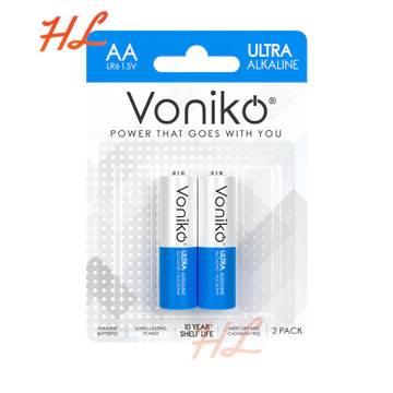 Pin Voniko AA, Pin AAA Voniko USA Cao Cấp - Pin AA Alkaline (Pin Tiểu) Dung Lượng Cao - Hưng Long PC