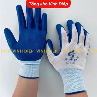 Combo 10 đôi găng tay bảo hộ lao động nhiều loại bền đẹp giá rẻ