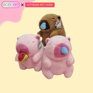 Capybara chảy nước mũi mini Capybara nhỏ kéo nước mũi hàng cao cấp đầy đủ tem mác
