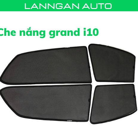 Rèm che nắng ô tô Hyundai Grand i10 2015-2025, che nắng hút nam châm theo xe, bộ 4 cánh. Hatchback , sedan