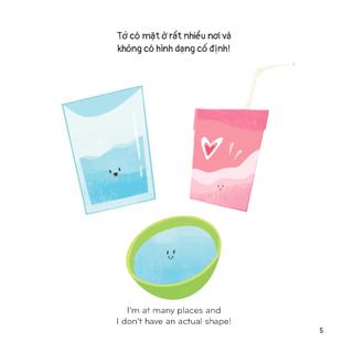 Sách - Ehon Song Ngữ Cho Bé 0 - 6 Tuổi - Khắp Nơi Đều Có Nước! - There Is Water Everywhere!