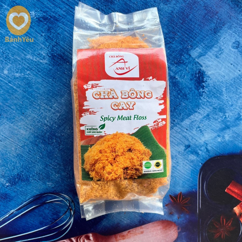Chà bông cay/Chà bông heo Anh Vĩ gói 200g làm bánh
