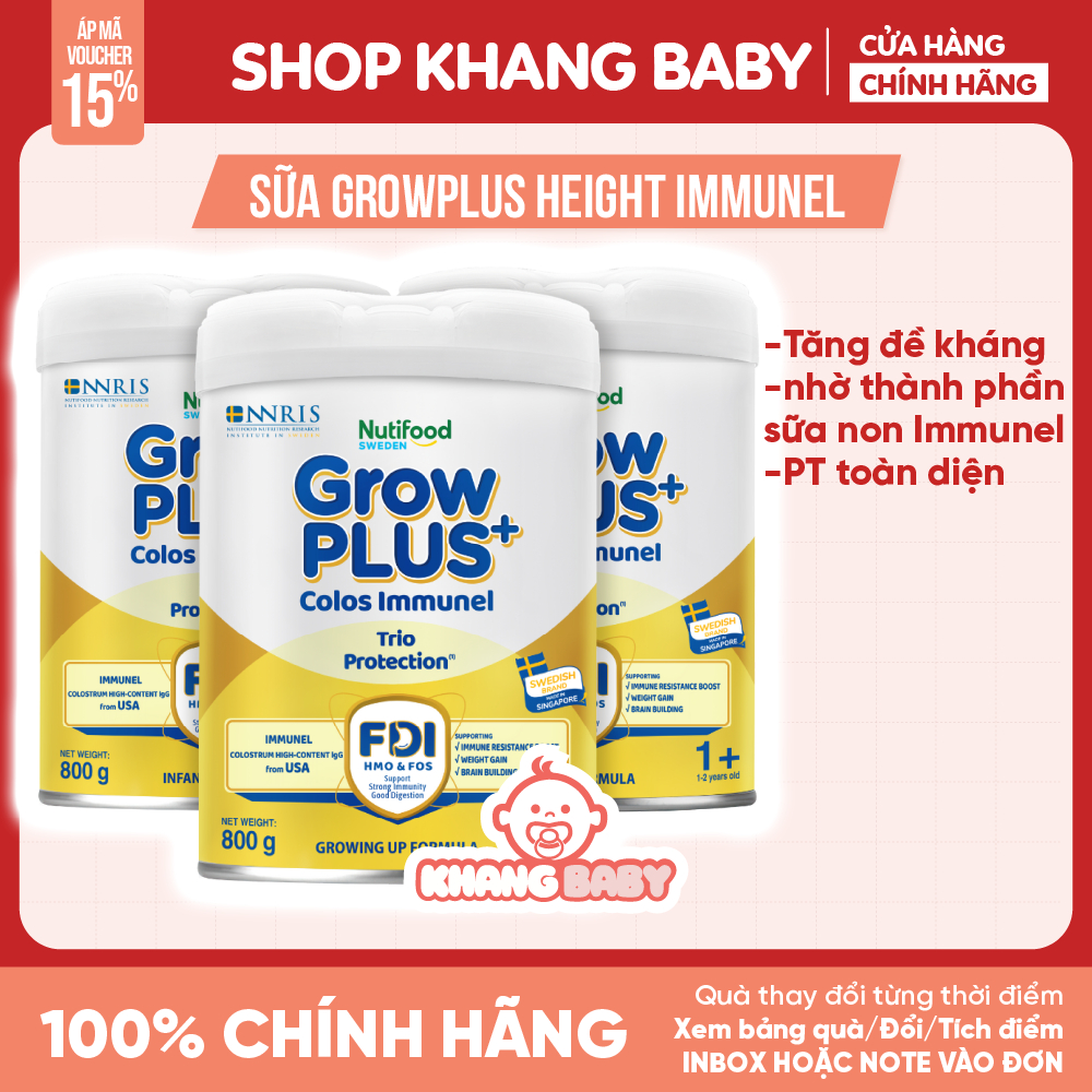 Sữa Nutifood Growplus Colos Immunel tăng đề kháng - Shop Khang Baby ...