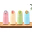 BÌNH THUỶ TINH GIỮ NHIÊT, Bình nước thủy tinh 400ml có quai cầm bọc nhựa cách nhiệt cao CẤP - MA:BINHNUOC