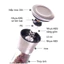 Dụng cụ xay tiêu, hạt khô kiêm lọ đựng gia vị nắp inox304 siêu bền