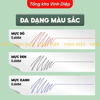 Combo 20 Bút bi Thiên Long TL-093 ngòi 0.6mm -Bút bi,bút nến cho nét viết êm, thanh mảnh, mực ra đều