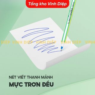Combo 20 Bút bi Thiên Long TL-093 ngòi 0.6mm -Bút bi,bút nến cho nét viết êm, thanh mảnh, mực ra đều