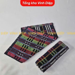 01 chiếc khăn mặt, khăn lau đa dụng họa tiết thổ cẩm khổ to 25x38cm - Hàng đẹp, 1 chiếc