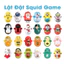 Set 30 Túi Mù Lật Đật Mini - Trò Chơi Lật Đật Squid Game Hít Hot Tik Tok - Giải Toả Căng Thẳng Lúc Rảnh Rỗi