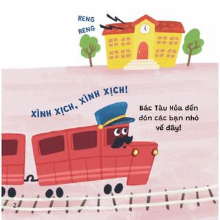 Sách - Ehon Cho Bé Từ 0-3 Tuổi - Xình Xịch Xình Xịch  - Sách Về Thế Giới Động Vật