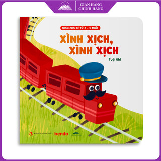 Sách - Ehon Cho Bé Từ 0-3 Tuổi - Xình Xịch Xình Xịch  - Sách Về Thế Giới Động Vật