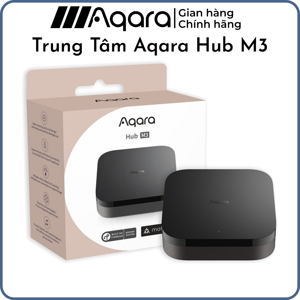 Aqara Hub M3 - Điều khiển trung tâm cấu hình mạnh, Bộ nhớ eMMC 8GB, Cấp ...
