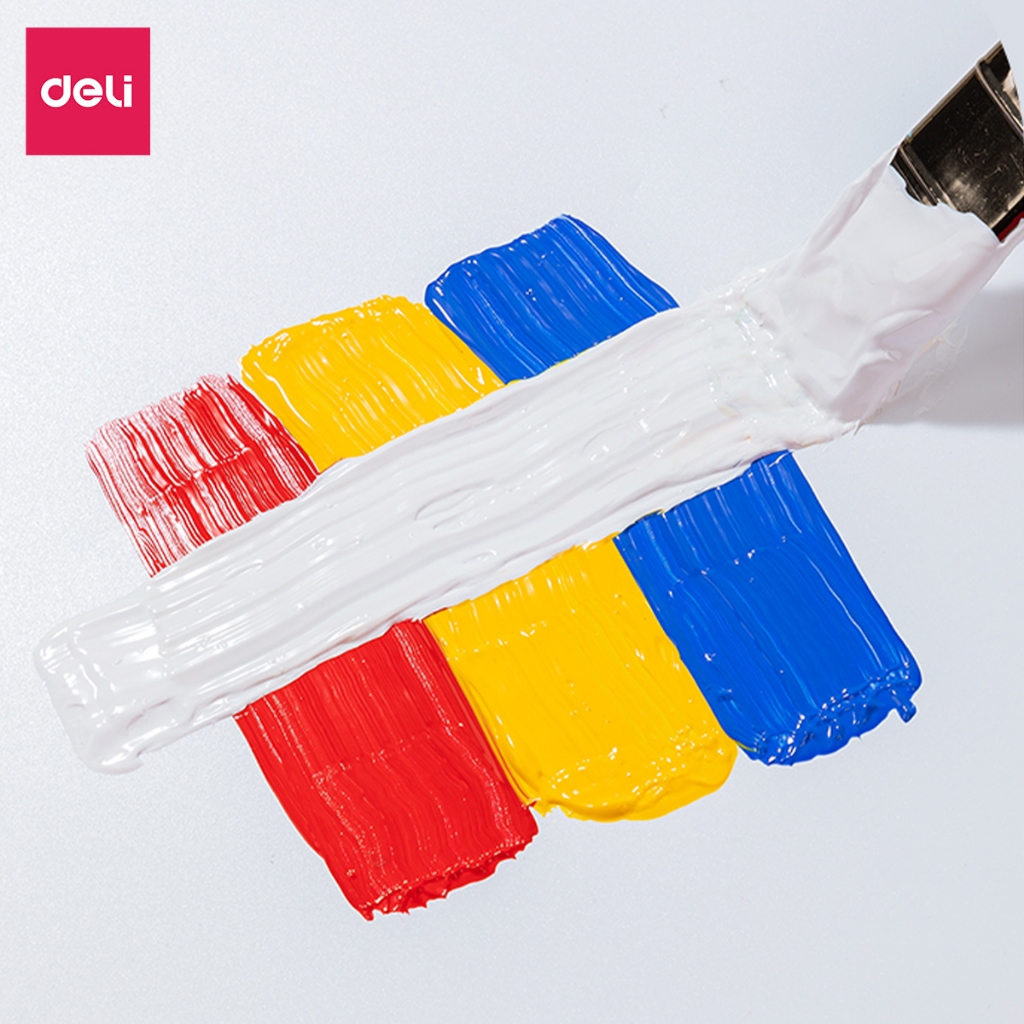 Màu Nước Acrylic Dmast Dạng Hũ 100ml Cao Cấp Deli - Dùng Để Custom Trên Vải Giày Tường Đá Full Bảng Màu Vẽ Chuyên Nghiệp
