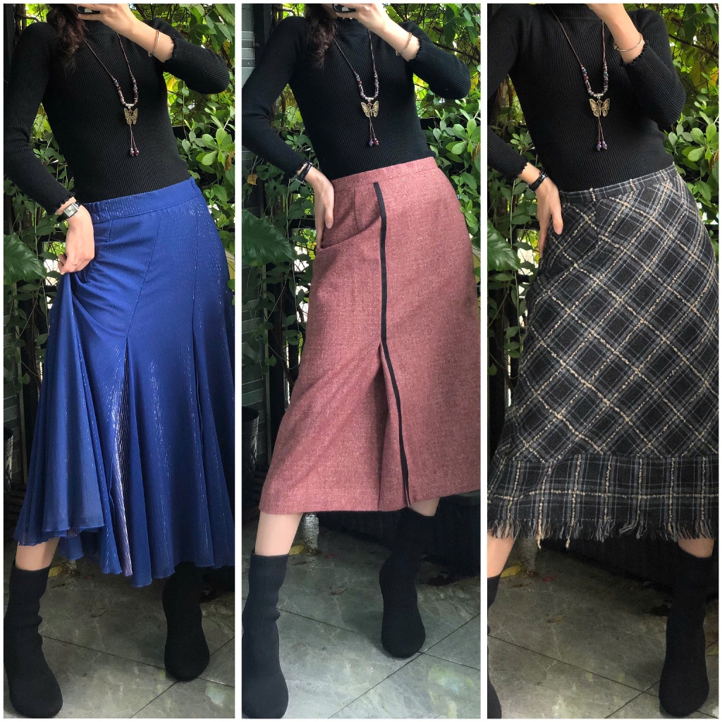 [update tháng 6.2026] Chân váy dáng ngắn/dài phong cách vintage, voan, tầng xoè, style tiểu thư, coquette 2hand