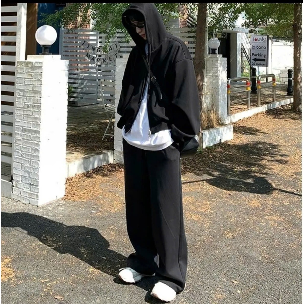 Quần Dài Form Rộng  Track Pants Unisex Nam Nữ Local Brand Đứng Form Co Giãn Tốt Halley D10