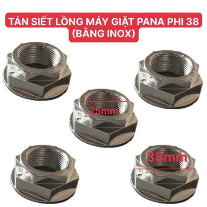 Tán lồng, ốc đầu khẩu dành cho máy giặt LG, PANASONIC loại dày phi 36 ...