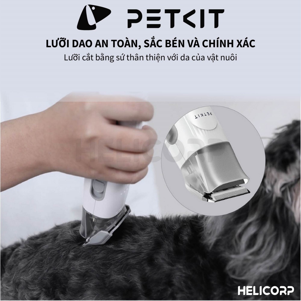 Ảnh Máy Cắt Tỉa Hút Lông PETKIT AirClipper 5in1 Thiết Bị Grooming Tại Nhà Dễ Dàng Sử Dụng 4