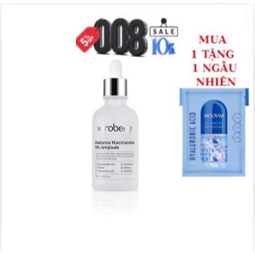 AMPOULE DƯỠNG TRẮNG, ỨC CHẾ SẮC TỐ NÁM VEROBENE RADIANCE NIACINAMIDE 10% AMPOULE 50ml