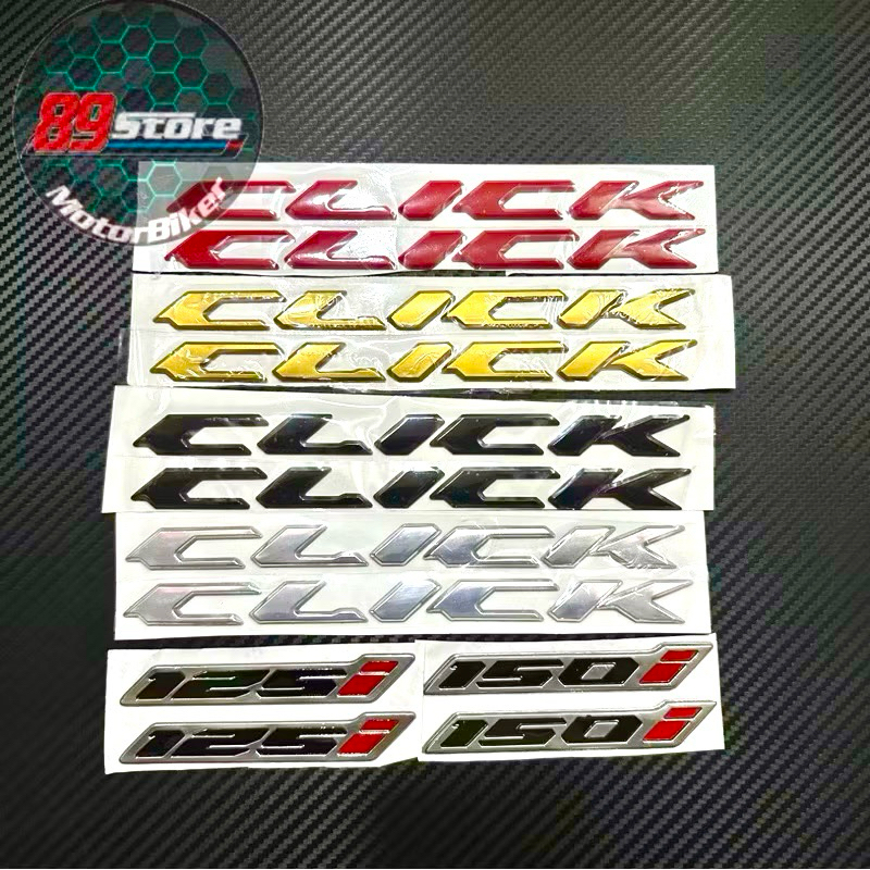Tem Chữ Nổi Click Kèm Số 125i & 150i | Shopee Việt Nam