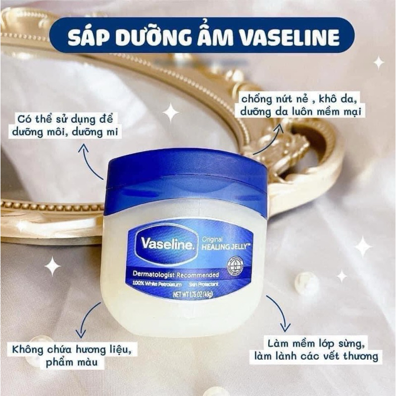 Sáp nẻ Vaseline lọ to dùng cả gia đình (50ML)