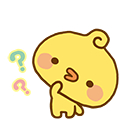 Combo 10/50/100 sticker gà PIYOMARU playful dễ thương chip con vàng