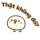 Combo 10/50/100 sticker gà PIYOMARU playful dễ thương chip con vàng