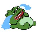 100 Hình Dán Ếch Xanh Sad Frog PEPE  Dán Nón Bảo Hiểm Chống Nước