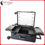 [Chính Hãng] Cốp Đựng Đồ Makeup 4 Chân MS 8881 - Thiết Kế Vali Kéo, 8 Đèn LED có khay để chân dưới gầm, Bảo Hành 12Tháng — ảnh 4