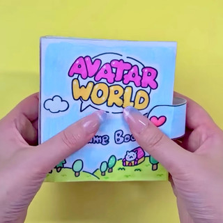 Sách trò chơi 8in1 Búp bê Avatar world - Búp bê giấy Pighandmade