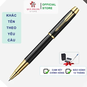 BÚT PARKER KHẮC TÊN CAO CẤP ĐEN BÓNG CÀI VÀNG [MIỄN PHÍ KHẮC TÊN - LOGO] BÚT KÝ CAO CẤP [RẺ VÔ ĐỊCH]