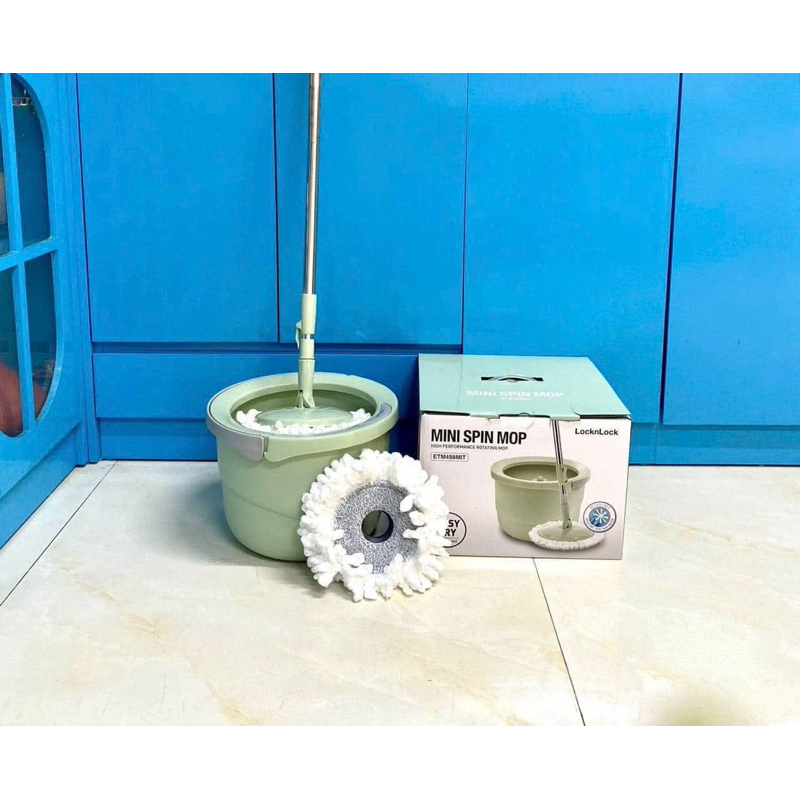 bộ  lau nhà lock tặng kèm bông lau 499k