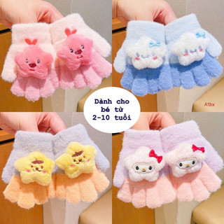 Găng tay lông thỏ cho bé 2-6 tuổi hình ngôi sao 🌸 tuyển sỉ🌸