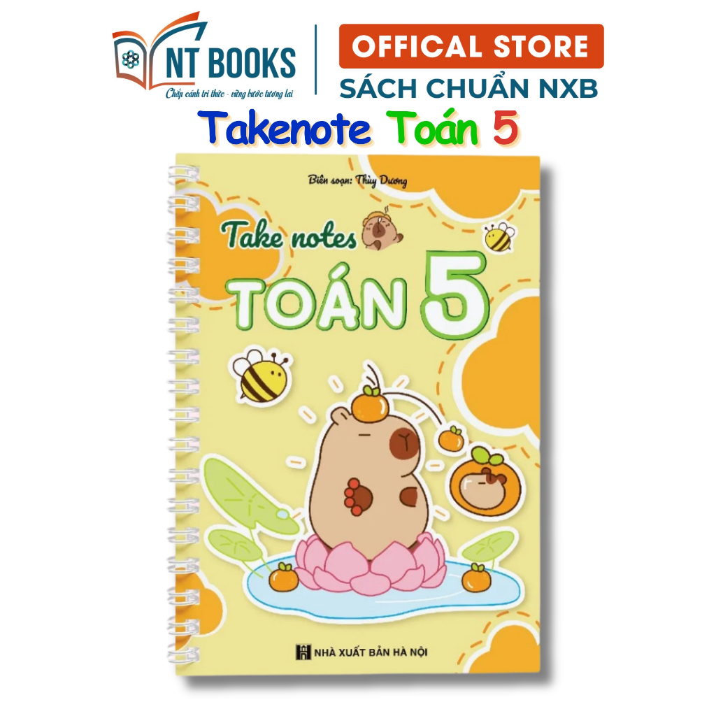 Sổ Giấy Lò Xo Take Note Toán 5 cỡ A5 (Phiên Bản Mới Nhất) - TV | Shopee ...