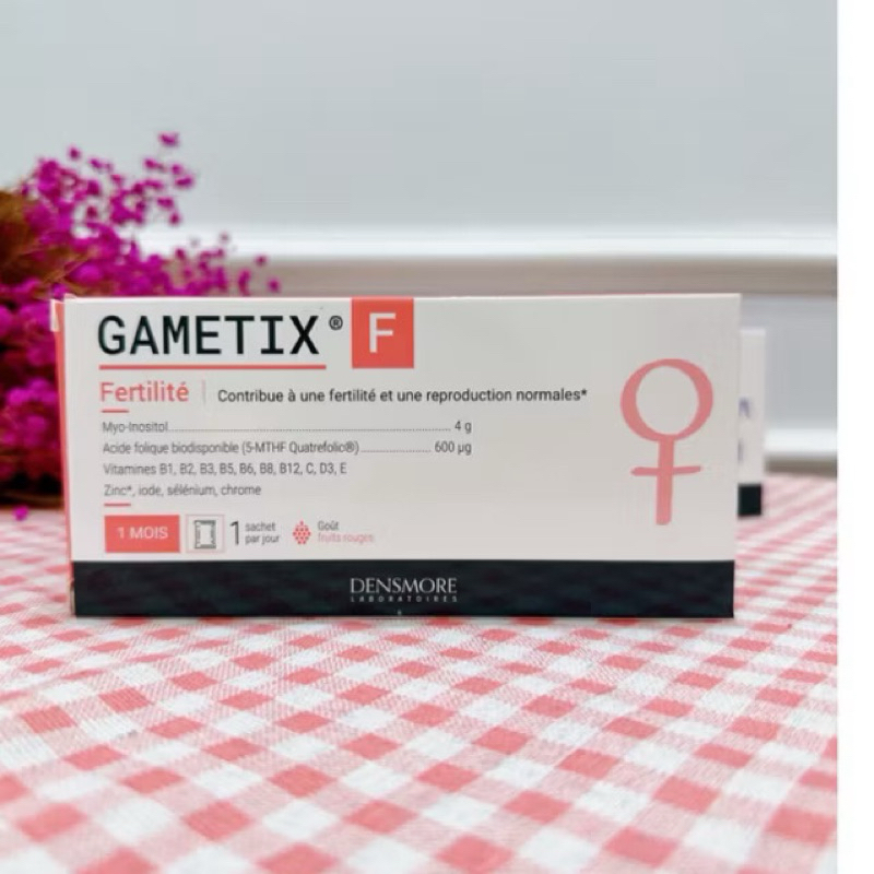 [Nhập khẩu Pháp ] Hộp 30 gói - Gametix F mẫu mới, bổ sung Inositol ...